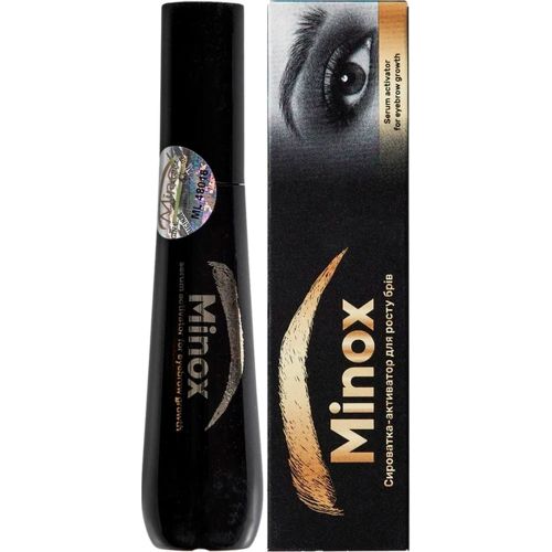 Сироватка-активатор для росту брів Minox 9 мл в аптеці - фото №1 Сироватка-активатор для росту брів Minox 9 мл в аптеці