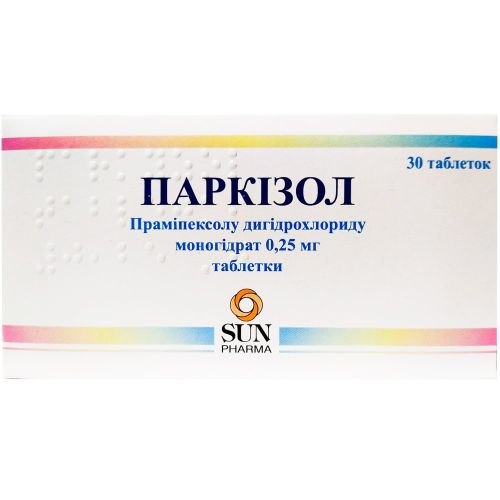 Паркизол 0,25 мг таблетки №30 в городе Кривой Рог : цены, характеристики.  - фото №1 Паркизол 0,25 мг таблетки №30 в городе Кривой Рог : цены, характеристики.