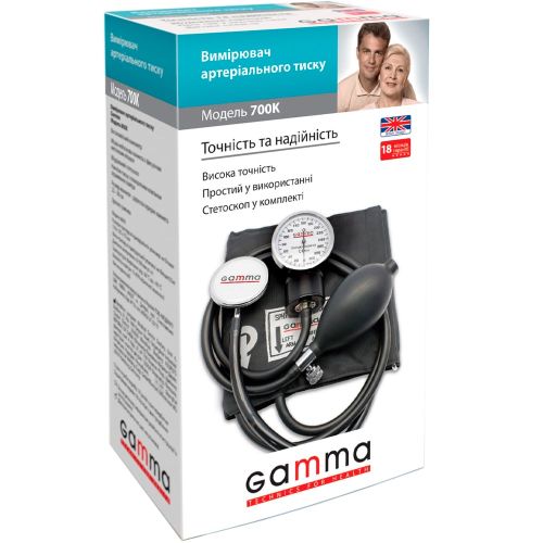 Тонометр Gamma 700 К механічний в місті Житомир : ціни, характеристика.  - фото №1 Тонометр Gamma 700 К механічний в місті Житомир : ціни, характеристика.