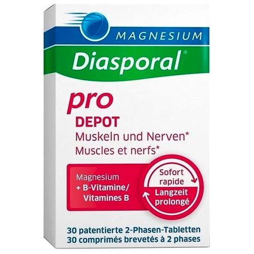 Магнезиум Диаспораль про Депот Мышцы и нервы таблетки двухфазные №30 в городе Софиевка : цены, характеристики.  - фото №1 Магнезиум Диаспораль про Депот Мышцы и нервы таблетки двухфазные №30 в городе Софиевка : цены, характеристики.