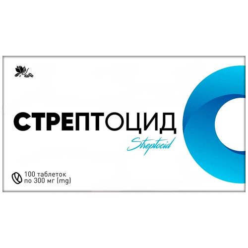Стрептоцид 300 мг таблетки №100 в місті Вишгород : ціни, характеристика.  - фото №1 Стрептоцид 300 мг таблетки №100 в місті Вишгород : ціни, характеристика.