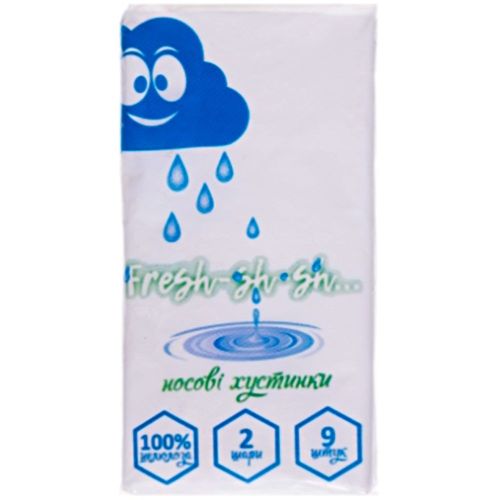 Платочки носовые Fresh-sh-sh №9 в Украине - фото №1 Платочки носовые Fresh-sh-sh №9 в Украине
