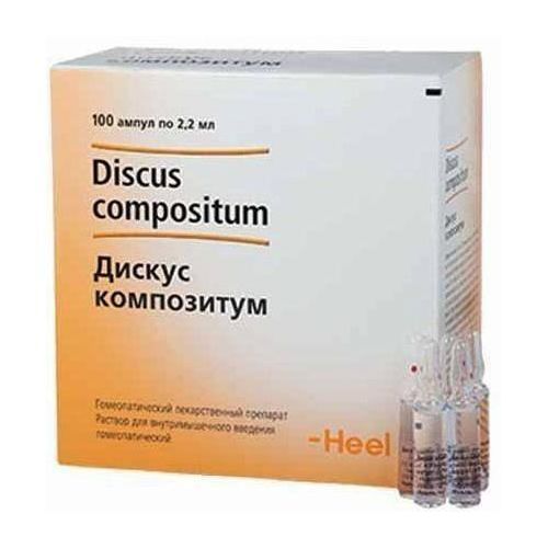 Дискус композитум розчин 2,2 мл ампули №100 в місті Димер : ціни, характеристика. - фото №1 Дискус композитум розчин 2,2 мл ампули №100 в місті Димер : ціни, характеристика.