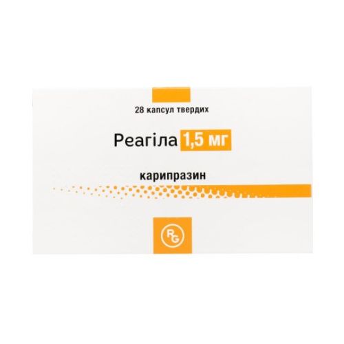 Реагіла 1,5 мг капсули №28 в місті Глобине : ціни, характеристика.  - фото №1 Реагіла 1,5 мг капсули №28 в місті Глобине : ціни, характеристика.