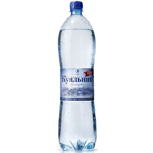 Вода мінеральна Куяльник газ 1,5 л ПЕТ в місті Глобине : ціни, характеристика.  - фото №1 Вода мінеральна Куяльник газ 1,5 л ПЕТ в місті Глобине : ціни, характеристика.
