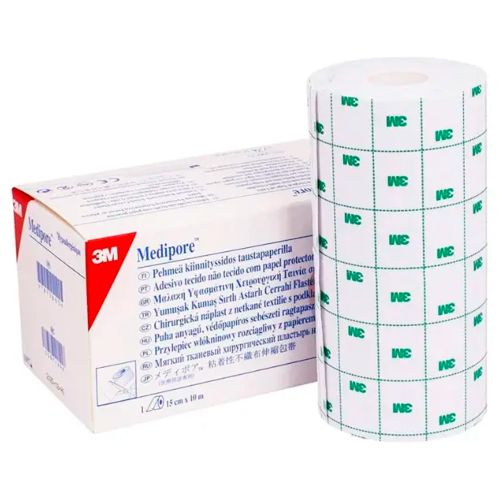 Пластир хірургічний Medipore на нетканій основі 15 см х 10 м №1 в місті Одеса : ціни, характеристика.  - фото №1 Пластир хірургічний Medipore на нетканій основі 15 см х 10 м №1 в місті Одеса : ціни, характеристика.