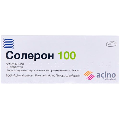 Солерон 100 мг таблетки №30 в місті Крюківщина : ціни, характеристика.  - фото №1 Солерон 100 мг таблетки №30 в місті Крюківщина : ціни, характеристика.