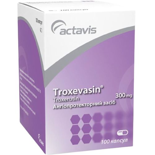 Троксевазин 300 мг капсули №100  в місті Перещепине : ціни, характеристика.  - фото №1 Троксевазин 300 мг капсули №100  в місті Перещепине : ціни, характеристика.