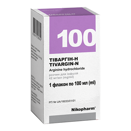 Тіваргін-Н 42 мг/мл розчин для інфузій флакон 100 мл в місті Тернопіль : ціни, характеристика. - фото №1 Тіваргін-Н 42 мг/мл розчин для інфузій флакон 100 мл в місті Тернопіль : ціни, характеристика.