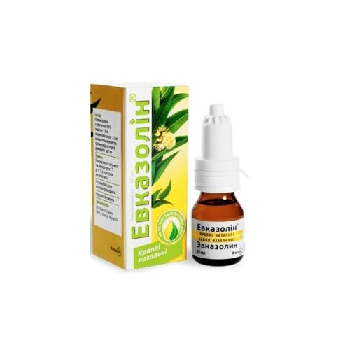 Евказолін краплі назальні 10 мл замовити - фото №1 Евказолін краплі назальні 10 мл замовити