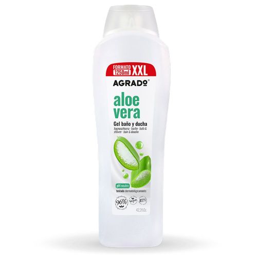 Гель Agrado (Аградо) для душа и ванны Алоэ Вера 1250 мл в городе Первомайск : цены, характеристики.  - фото №1 Гель Agrado (Аградо) для душа и ванны Алоэ Вера 1250 мл в городе Первомайск : цены, характеристики.
