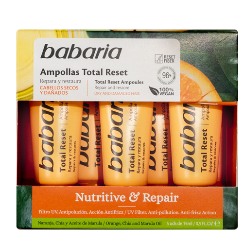 Ампули Babaria (Бабарія) повне відновлення для волосся 5х15 мл в місті Вишгород : ціни, характеристика.  - фото №1 Ампули Babaria (Бабарія) повне відновлення для волосся 5х15 мл в місті Вишгород : ціни, характеристика.