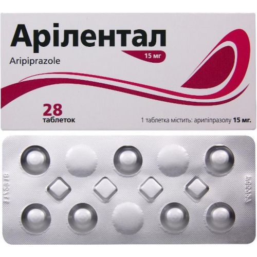 Арілентал 15 мг таблетки №28   в місті Крюківщина : ціни, характеристика.  - фото №1 Арілентал 15 мг таблетки №28   в місті Крюківщина : ціни, характеристика.