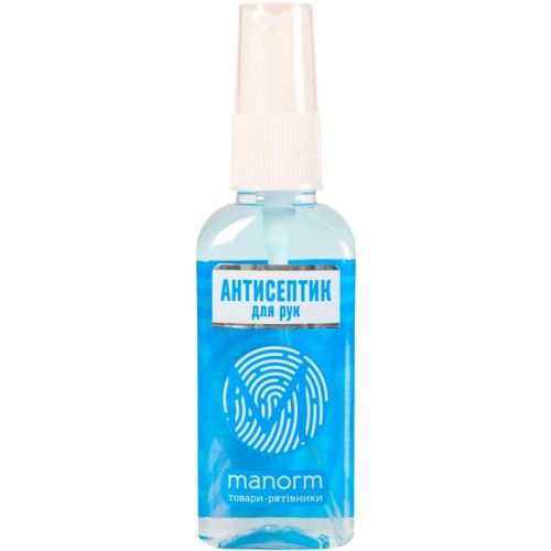 Засіб антисептичний для рук Манорм Aquamarine 50 мл в місті Первомайськ : ціни, характеристика.  - фото №1 Засіб антисептичний для рук Манорм Aquamarine 50 мл в місті Первомайськ : ціни, характеристика.