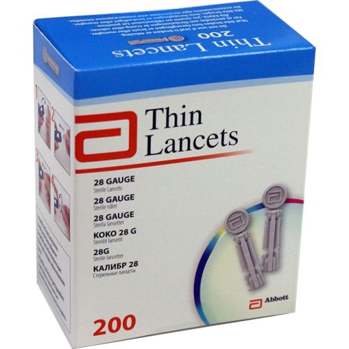 Ланцети Thin Lancets (Зін Ланцетс) №200 в місті Канів : ціни, характеристика.  - фото №1 Ланцети Thin Lancets (Зін Ланцетс) №200 в місті Канів : ціни, характеристика.
