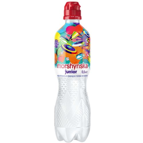 Вода минеральная Моршинская Джуниор спорт негазированная 0,5 л  в городе Глобино : цены, характеристики.  - фото №1 Вода минеральная Моршинская Джуниор спорт негазированная 0,5 л  в городе Глобино : цены, характеристики.