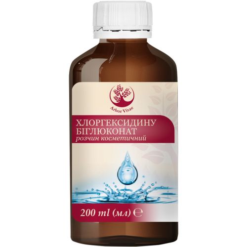 Хлоргексидин біглюконат розчин косметичний 200 мл в місті Вишгород : ціни, характеристика.  - фото №1 Хлоргексидин біглюконат розчин косметичний 200 мл в місті Вишгород : ціни, характеристика.