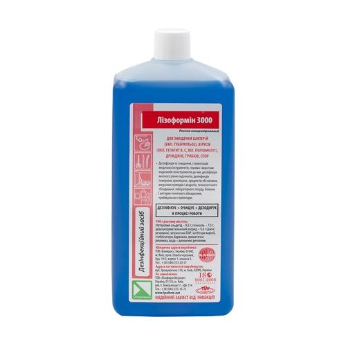Лізоформін 3000 розчин 1000 мл в аптеці - фото №1 Лізоформін 3000 розчин 1000 мл в аптеці