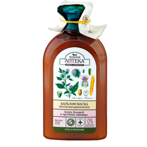 Бальзам-маска Зелена Аптека проти випадіння волосся 300 мл в місті Рахів : ціни, характеристика.  - фото №1 Бальзам-маска Зелена Аптека проти випадіння волосся 300 мл в місті Рахів : ціни, характеристика.