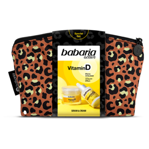 Набор Babaria (Бабария) Витамин D (крем 50 мл + сыворотка 30 мл + косметичка с принтом) в городе Чернигов : цены, характеристики.  - фото №1 Набор Babaria (Бабария) Витамин D (крем 50 мл + сыворотка 30 мл + косметичка с принтом) в городе Чернигов : цены, характеристики.