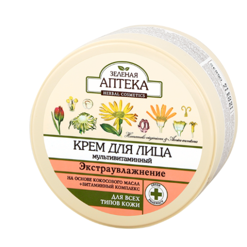 Крем для обличчя Зелена Аптека мультивітамін 200 мл в місті Хмельницький : ціни, характеристика.  - фото №1 Крем для обличчя Зелена Аптека мультивітамін 200 мл в місті Хмельницький : ціни, характеристика.