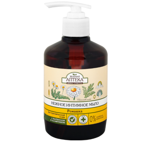 Мило для інтимної гігієни Зелена Аптека Ромашка 370 мл в місті Хмельницький : ціни, характеристика.  - фото №1 Мило для інтимної гігієни Зелена Аптека Ромашка 370 мл в місті Хмельницький : ціни, характеристика.