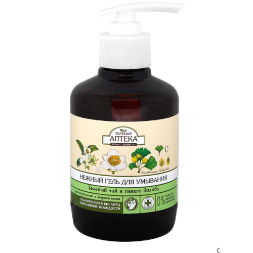Гель для вмивання Зелена Аптека Зелений Чай 280 мл в місті Глобине : ціни, характеристика.  - фото №1 Гель для вмивання Зелена Аптека Зелений Чай 280 мл в місті Глобине : ціни, характеристика.