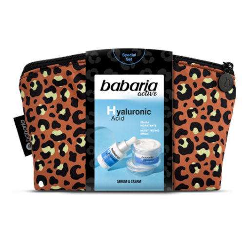 Набор Babaria (Бабария) Гиалуроновая кислота (крем 50 мл + сыворотка 30 мл + косметичка с принтом) в городе Чернигов : цены, характеристики.  - фото №1 Набор Babaria (Бабария) Гиалуроновая кислота (крем 50 мл + сыворотка 30 мл + косметичка с принтом) в городе Чернигов : цены, характеристики.