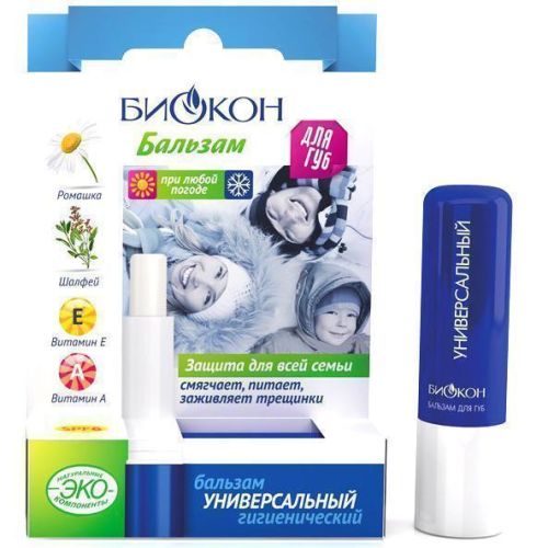 Бальзам Біокон універсальний для губ 4,6 г недорого - фото №1 Бальзам Біокон універсальний для губ 4,6 г недорого
