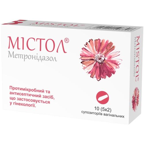 Містол 500 мг супозиторії №10 в місті Глобине : ціни, характеристика.  - фото №1 Містол 500 мг супозиторії №10 в місті Глобине : ціни, характеристика.