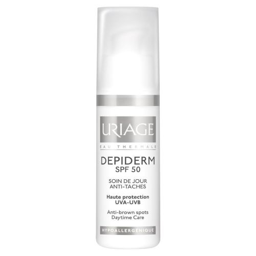Емульсія Uriage (Урьяж) Depiderm SPF 50 депігментуюча з високим фактором захисту 30 мл в місті Вінниця : ціни, характеристика.  - фото №1 Емульсія Uriage (Урьяж) Depiderm SPF 50 депігментуюча з високим фактором захисту 30 мл в місті Вінниця : ціни, характеристика.