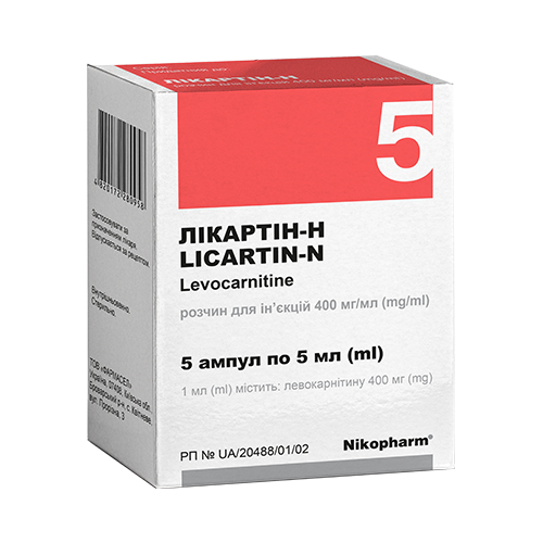 Лікартін-Н розчин для ін'єкцій по 400 мг/мл по 5 мл ампули №5 в місті Мукачево : ціни, характеристика. - фото №1 Лікартін-Н розчин для ін'єкцій по 400 мг/мл по 5 мл ампули №5 в місті Мукачево : ціни, характеристика.