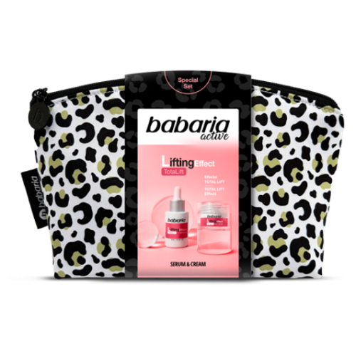 Набор Babaria (Бабария) Лифтинг-эффект (крем 50 мл + сыворотка 30 мл + косметичка с принтом) в городе Чернигов : цены, характеристики.  - фото №1 Набор Babaria (Бабария) Лифтинг-эффект (крем 50 мл + сыворотка 30 мл + косметичка с принтом) в городе Чернигов : цены, характеристики.
