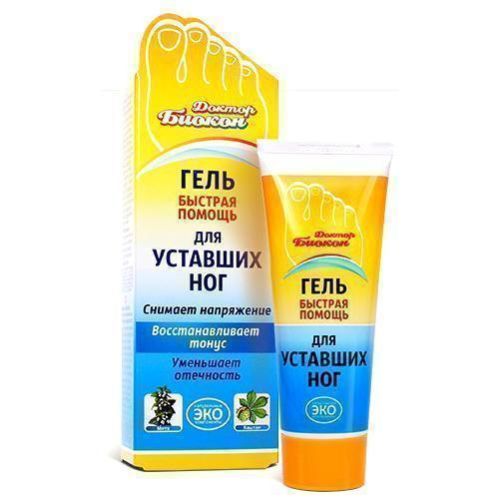 Гель Доктор Біокон швидка допомога для втомнених ніг 75 г в місті Глобине : ціни, характеристика.  - фото №1 Гель Доктор Біокон швидка допомога для втомнених ніг 75 г в місті Глобине : ціни, характеристика.