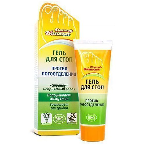 Гель Доктор Біокон проти потовидеління для стоп 75 г в місті Глобине : ціни, характеристика.  - фото №1 Гель Доктор Біокон проти потовидеління для стоп 75 г в місті Глобине : ціни, характеристика.