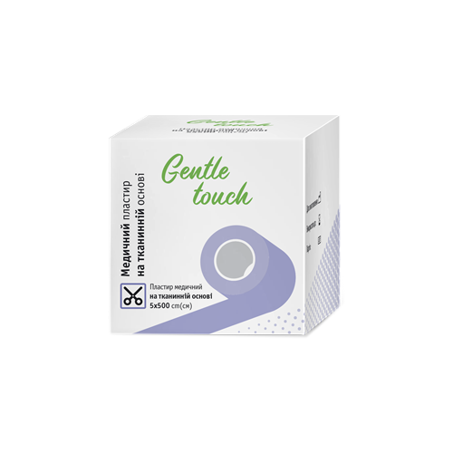 Пластир Gentle touch (Джентл тач) медичний на тканинній основі 5 см х 500 см в місті Канів : ціни, характеристика.  - фото №1 Пластир Gentle touch (Джентл тач) медичний на тканинній основі 5 см х 500 см в місті Канів : ціни, характеристика.