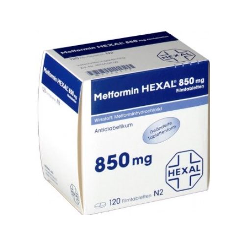 Метформин Гексал 850 мг таблетки №120 в городе Березань : цены, характеристики.  - фото №1 Метформин Гексал 850 мг таблетки №120 в городе Березань : цены, характеристики.