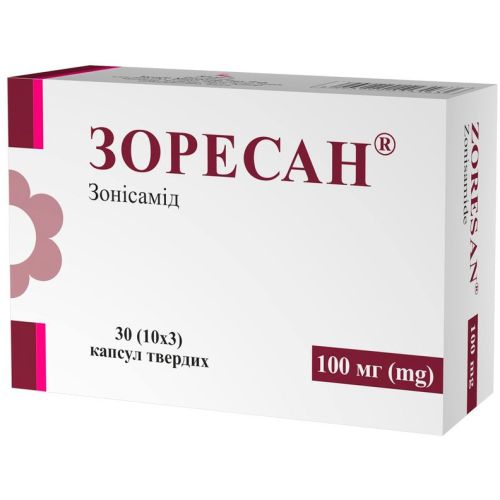 Зоресан 100 мг капсули №30 в місті Глобине : ціни, характеристика.  - фото №1 Зоресан 100 мг капсули №30 в місті Глобине : ціни, характеристика.