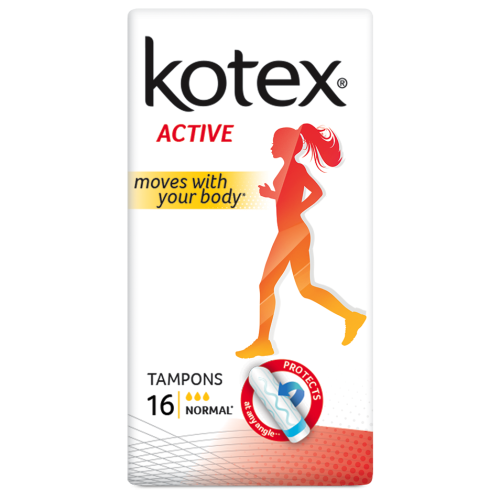 Тампоны Kotex Active Normal 16 шт недорого - фото №1 Тампоны Kotex Active Normal 16 шт недорого