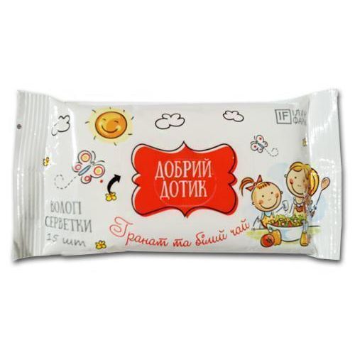 Серветки вологі "Добрий дотик" гранат та білий чай №15 в місті Чернігів : ціни, характеристика.  - фото №1 Серветки вологі "Добрий дотик" гранат та білий чай №15 в місті Чернігів : ціни, характеристика.