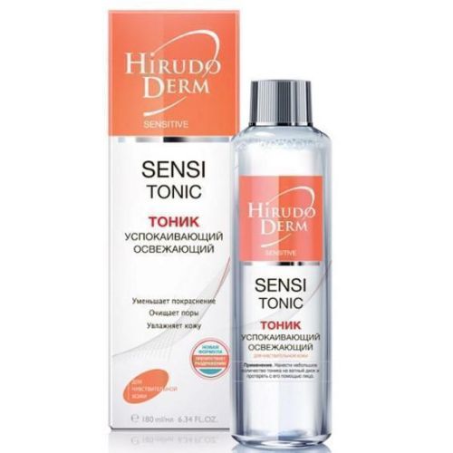 Тоник Hirudo Derm Sensitive успокаивающий освежающий 180 мл в городе Перещепино : цены, характеристики.  - фото №1 Тоник Hirudo Derm Sensitive успокаивающий освежающий 180 мл в городе Перещепино : цены, характеристики.