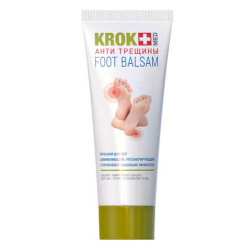 Krok Med бальзам для ніг анти тріщини 75 мл в місті Глобине : ціни, характеристика.  - фото №1 Krok Med бальзам для ніг анти тріщини 75 мл в місті Глобине : ціни, характеристика.