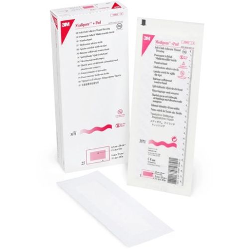 Адгезивна пов'язка Medipore+Pad 10 см х 25 см 3571E в місті Полтава : ціни, характеристика.  - фото №1 Адгезивна пов'язка Medipore+Pad 10 см х 25 см 3571E в місті Полтава : ціни, характеристика.