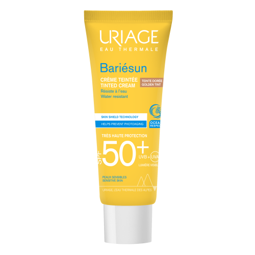 Крем Uriage (Урьяж) Bariesun тональний сонцезахистний SPF50 золотистий 50 мл в місті Вишгород : ціни, характеристика.  - фото №1 Крем Uriage (Урьяж) Bariesun тональний сонцезахистний SPF50 золотистий 50 мл в місті Вишгород : ціни, характеристика.