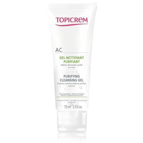 Гель Topicrem АC очищуючий/себорегулюючий 75 мл в місті Глобине : ціни, характеристика.  - фото №1 Гель Topicrem АC очищуючий/себорегулюючий 75 мл в місті Глобине : ціни, характеристика.