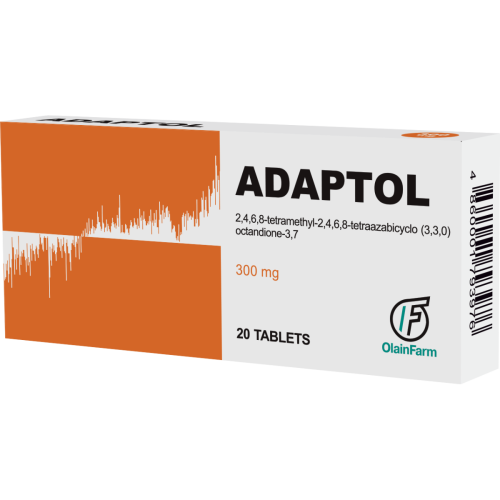 Адаптол 300 мг таблетки №20 в городе Глобино : цены, характеристики.  - фото №1 Адаптол 300 мг таблетки №20 в городе Глобино : цены, характеристики.