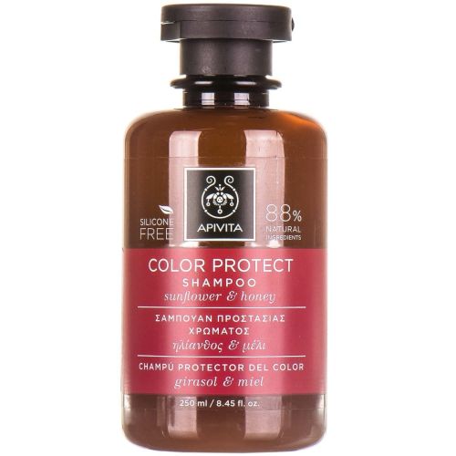 Шампунь Apivita (Апивита) для окрашенных волос с подсолнечником и медом 250 мл в городе Перещепино : цены, характеристики.  - фото №1 Шампунь Apivita (Апивита) для окрашенных волос с подсолнечником и медом 250 мл в городе Перещепино : цены, характеристики.
