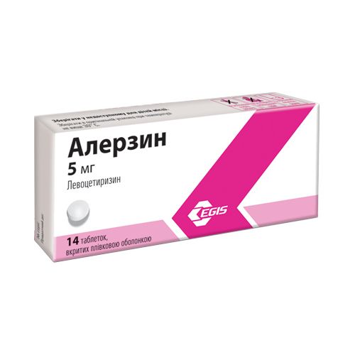 Алерзин 5 мг таблетки №14 в городе Вышгород : цены, характеристики.  - фото №1 Алерзин 5 мг таблетки №14 в городе Вышгород : цены, характеристики.