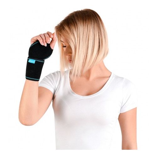 Бандаж променево-зап'ясткового суглоба Алком, чорний, р.1 (4068) в місті Рахів : ціни, характеристика.  - фото №1 Бандаж променево-зап'ясткового суглоба Алком, чорний, р.1 (4068) в місті Рахів : ціни, характеристика.