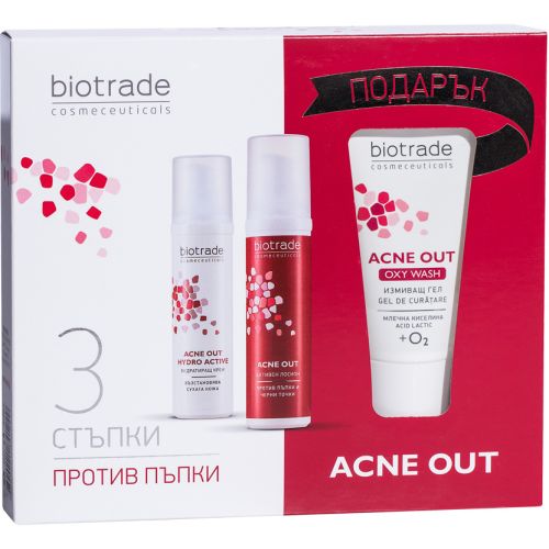 Набір Biotrade (Біотрейд) Acne Out 3 в 1 для жирної, проблемної шкіри та шкіри з акне в місті Хмельницький : ціни, характеристика.  - фото №1 Набір Biotrade (Біотрейд) Acne Out 3 в 1 для жирної, проблемної шкіри та шкіри з акне в місті Хмельницький : ціни, характеристика.